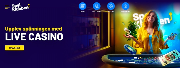 Spelklubben livecasino